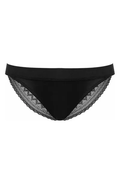 Cache Coeur Maternity Serena Lace-back Briefs In Black