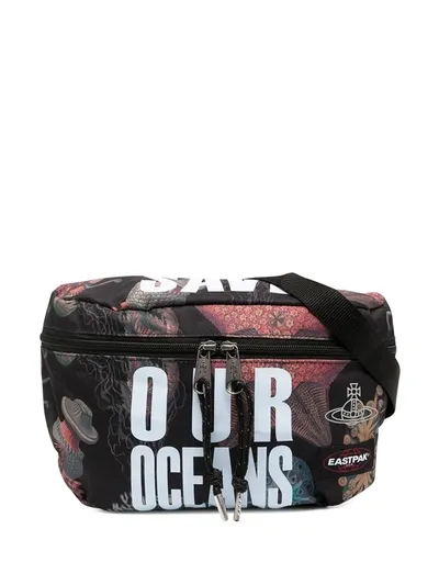 Eastpak 4.5l Vw One Bane Our Oceans Belt Bag In Black