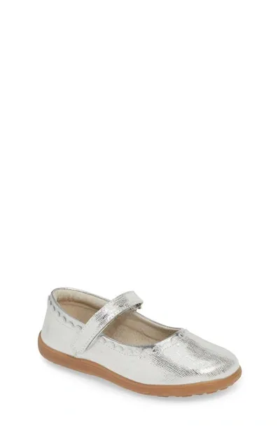 See Kai Run Girls' Jane Ii Flats - Baby, Toddler, Little Kid In Silver