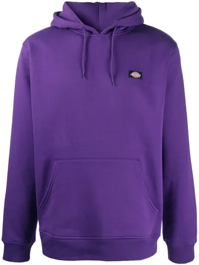 Dickies Construct Oklahoma Logo Patch Hoodie In Purple