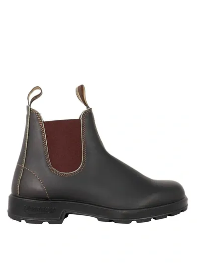 Blundstone Elastic Sided V-cut Ankle Boots In Brown