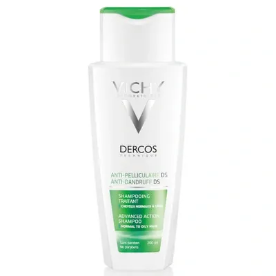 Vichy Dercos Anti-dandruff Purifying Scalp Shampoo For Normal To Oily Hair 200ml In White