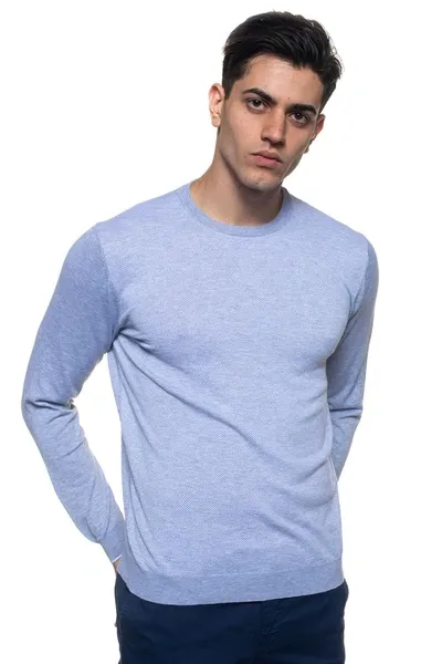 Andrea Fenzi Round-necked Pullover In Grey