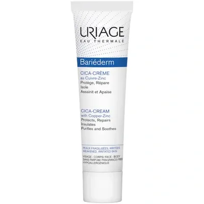 Uriage Bariederm Cica-creme By  For Unisex - 1.35 oz Cream In Beige