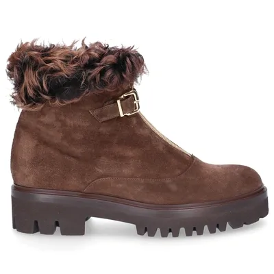 Truman's Ankle Boots 8862 Fur Upper Brown