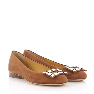 Truman's Classic Ballet Flats In Beige