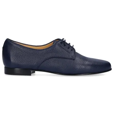 Truman's Lace Up Shoes 6952 Deerskin  Dark Blue