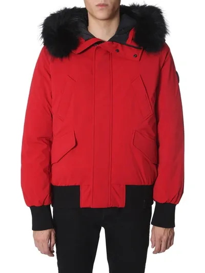 Rudsak "dawn" Down Jacket In Red