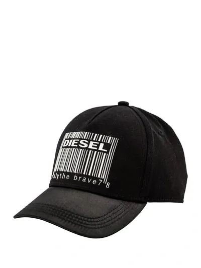 Diesel Kids Cap Fcode Cappello For Boys In Black