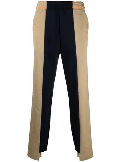 Duran Lantink Hybrid Panelled Trousers In Neutrals