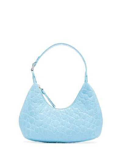 By Far Mini Amber Shoulder Bag In Blue