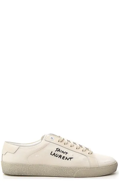 Saint Laurent Court Classic Sl/06 Sneakers In White