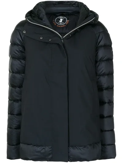 Save The Duck Lighweight Padded Jacket In Black