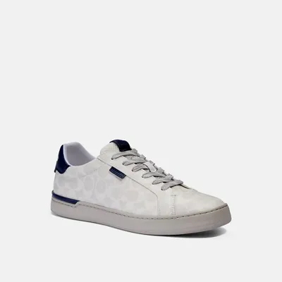 Coach Lowline Low Top Sneaker In White