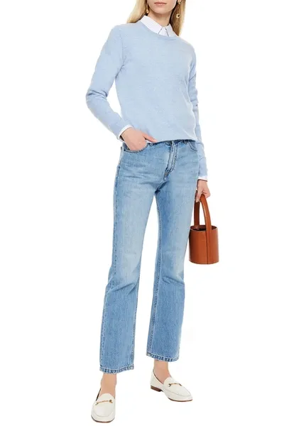 N•peal Cashmere Sweater In Light Blue