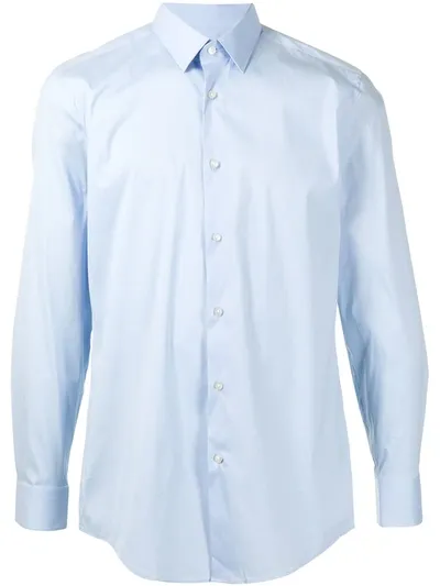 Hugo Boss Button-up Shirt In Blue