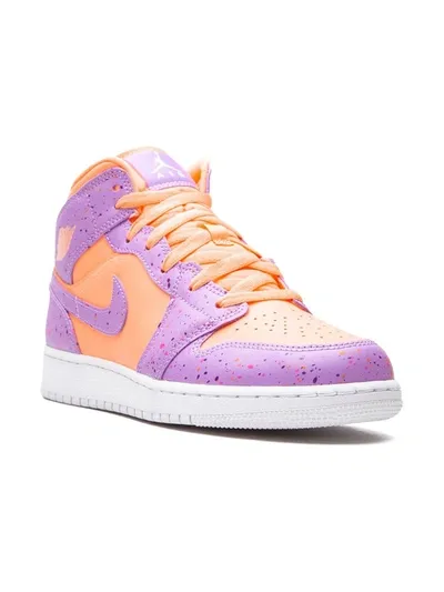 Jordan Kids' Air  1 Mid Se Gs Sneakers In Pink