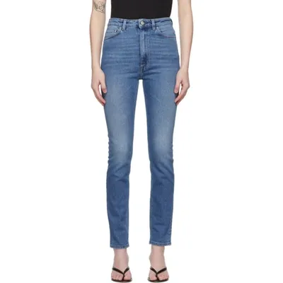 Totême New Standard High-rise Skinny-leg Jeans In Blue