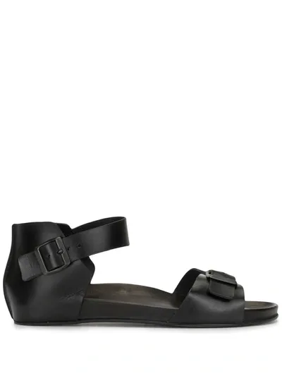 Lemaire Strappy Buckled Sandals In Black