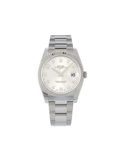 Rolex 2020s Ungetragene Date 34mm In Metallic