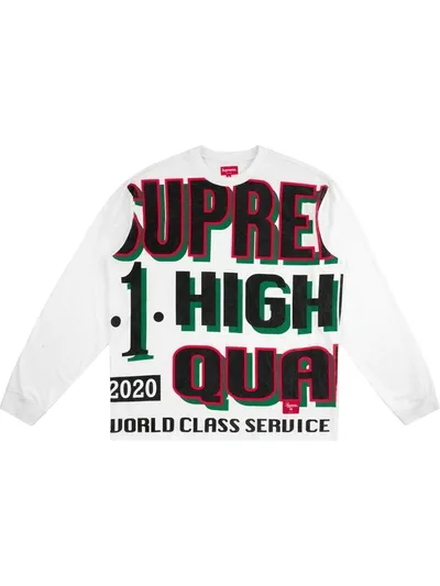 Supreme World Class Sweatshirt In White