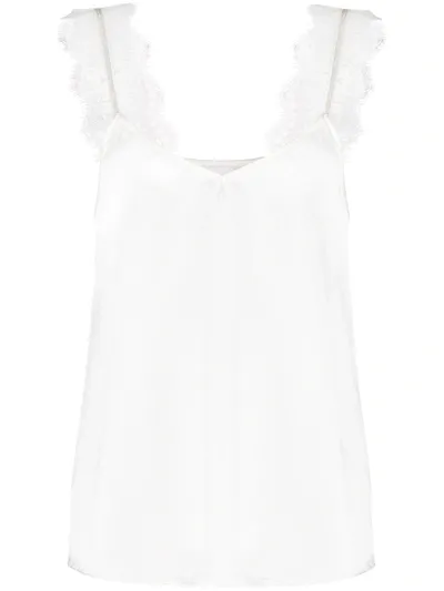 Cami Nyc Chelsea Lace-strap Top In White