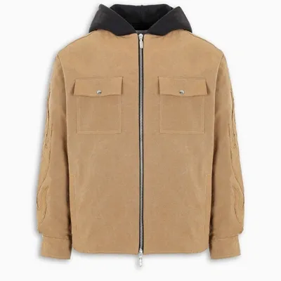 Rhude Beige Hooded Jacket