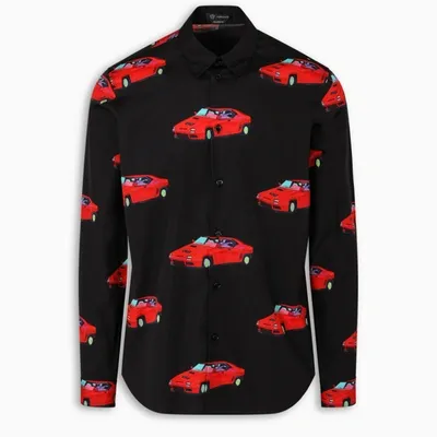 Versace Shirt Long Sleeve Andy Dixon X  In Black