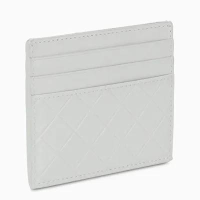 Bottega Veneta White Leather Card Holder