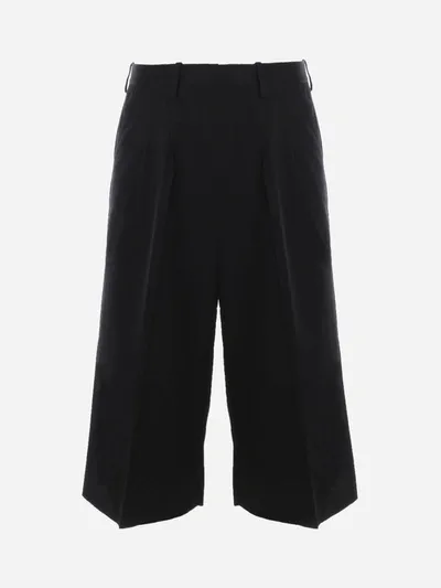 Jw Anderson Black Cropped Tailored Trousers