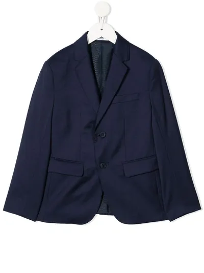 Bosswear Kids' Single-breasted Blazer In Blue