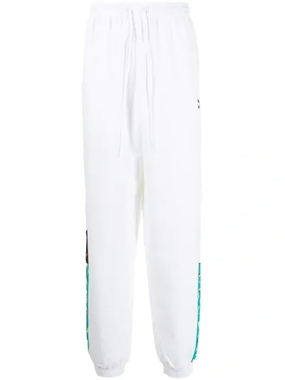 Puma Men's Og Disc Printed Track Pants In White