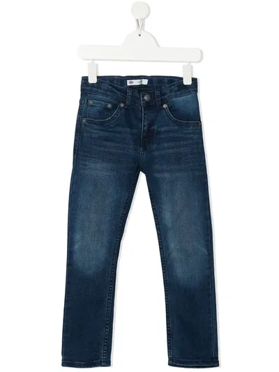 Levi's Kids' Faded Slim Jeans In Blue