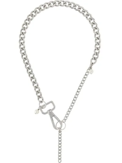 Marine Serre Chain-link Necklace In Metallic