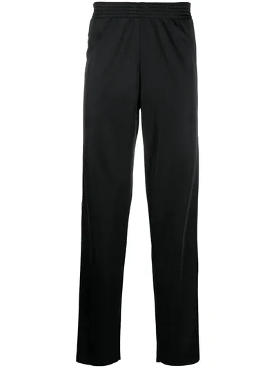 Raf Simons Contrast-trim Trousers In Black