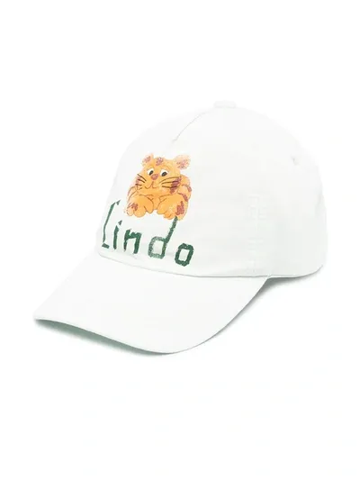 The Animals Observatory Lindo Baseball Cap In White