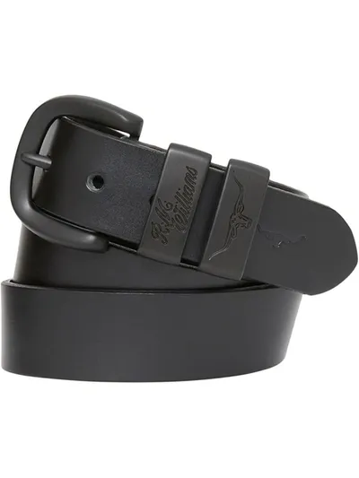 R.m.williams Drover Buckled Leather Belt In Black