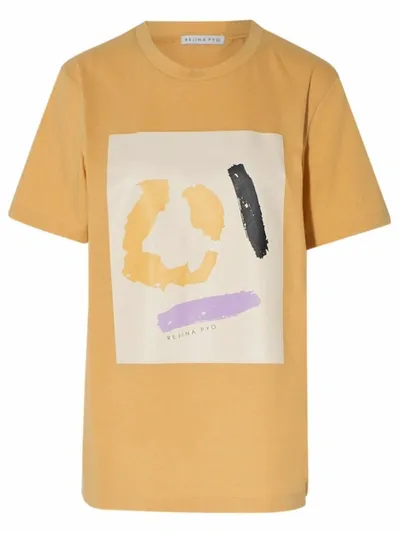 Rejina Pyo Yellow Cotton T-shirt