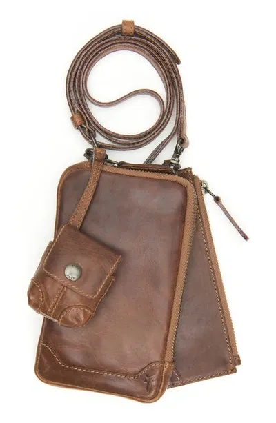 Frye Melissa 3-in-1 Leather Crossbody In Brown