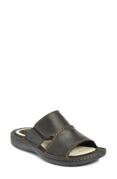 Born Flores Slide Sandal In Black