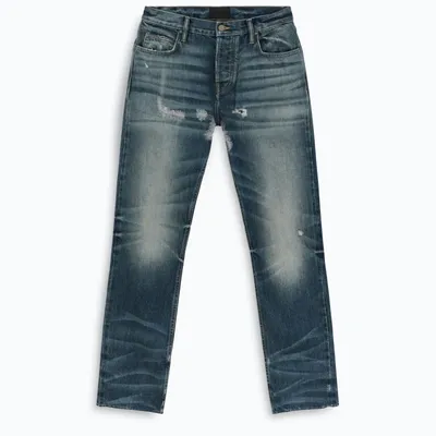 Fear Of God Vintage Wash Regular Jeans In Blue