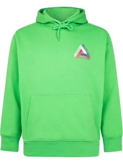 Palace Tri-ferg Hoodie In Green