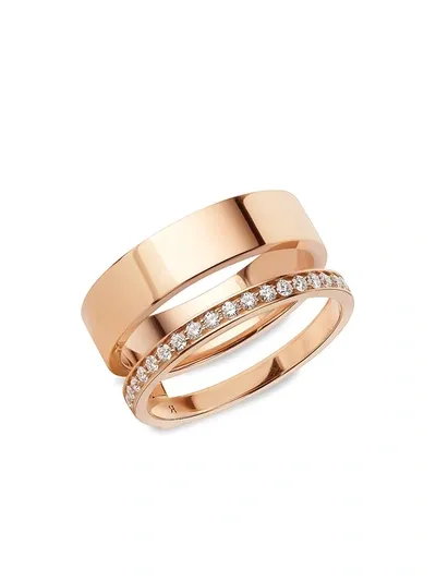 Repossi Berbere Module 18kt Rose Gold Ring With Diamonds