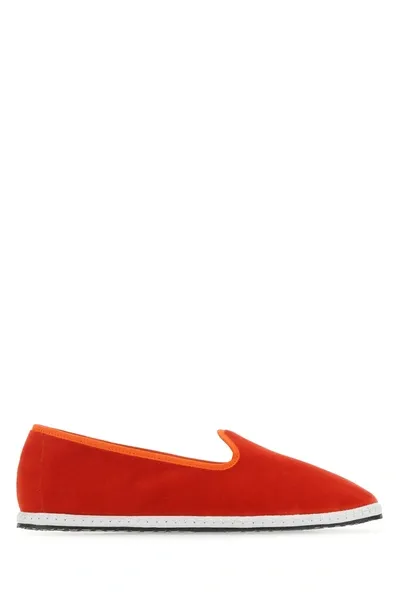 Vibi Venezia Espadrille Slippers In Orange