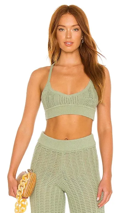 Tularosa Maeve Knit Top In Sage