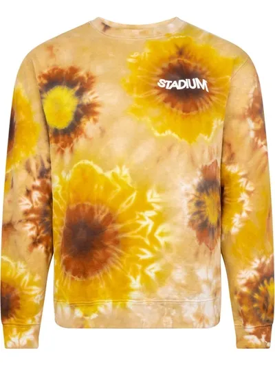 Stadium Goods X Smalls Wildflower Tie-dye Sweatshirt In Yellow