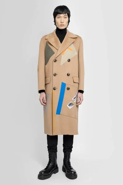 Raf Simons Coats In Beige