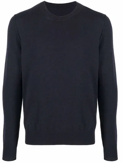 Maison Margiela Cashmere Crew Neck Jumper In Black