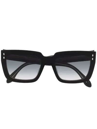 Isabel Marant Eyewear Cat-eye Frame Sunglasses In Black