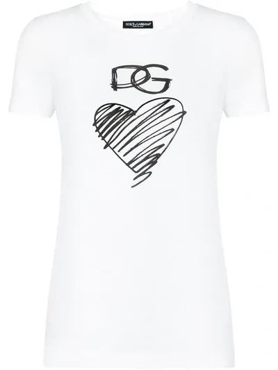 Dolce & Gabbana White Cotton T-shirt